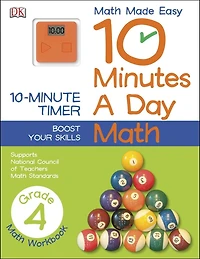 10 Minutes A Day: Math, Fourth Grade: Supports National Council Of Teachers Math Standards