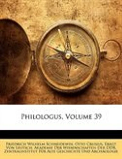 Philologus, Volume 39