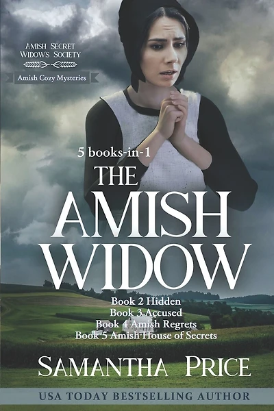 Amish Cozy Mysteries: 5 Books-in-1: The Amish Widow, Hidden, Accused, Amish Regrets, Amish House Of Secrets