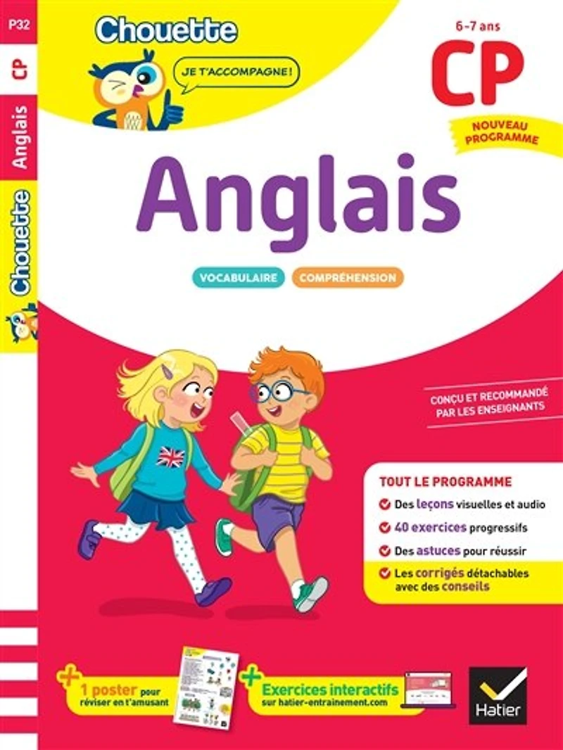 Anglais CP, 6-7 ans: nouveau programme
