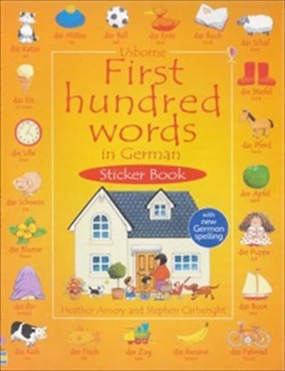 First Hundred Words In German Sticker Book