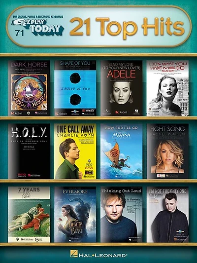 21 Top Hits: E-z Play Today #71