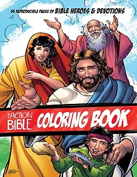 The Action Bible Coloring Book: 55 Reproducible Pages of Heroes and Devotions