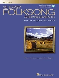15 Easy Folksong Arrangements: High Voice Introduction by Joan Frey Boytim