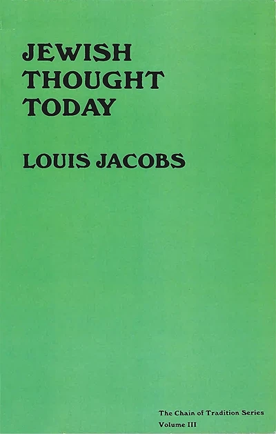 Jewish Thought Today