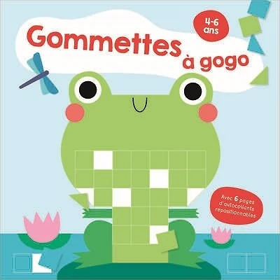La grenouille: gommettes à gogo
