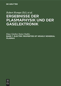Electric Properties of Weakly Nonideal Plasmas