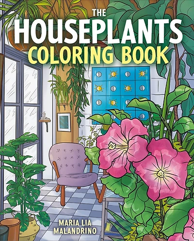 The Houseplants Coloring Book