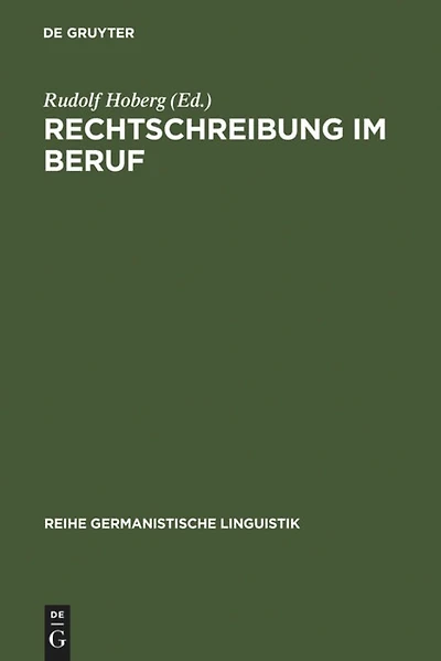 Rechtschreibung im Beruf