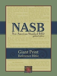 Giant Print Reference Bible-nasb