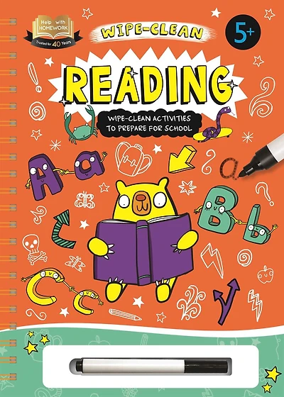 Help With Homework: Reading-Wipe-Clean Activities to Prepare for School: Includes Wipe-Clean Pen