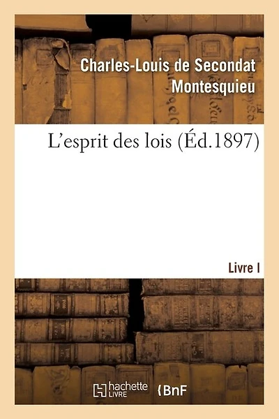 L'Esprit Des Lois