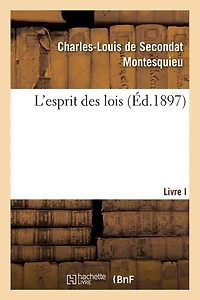 L'Esprit Des Lois