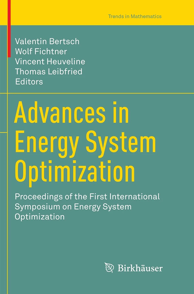 Advances Energy System Optimization: Proceedings of the first International Symposium on Optimization