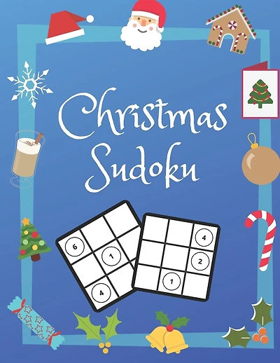 Christmas Sudoku: 100 Pages With Sudokus On Easy Level - Relax and Solve - Large Print, Perfect Gift For Advent Time (125 Pages, 8.5 x 11)