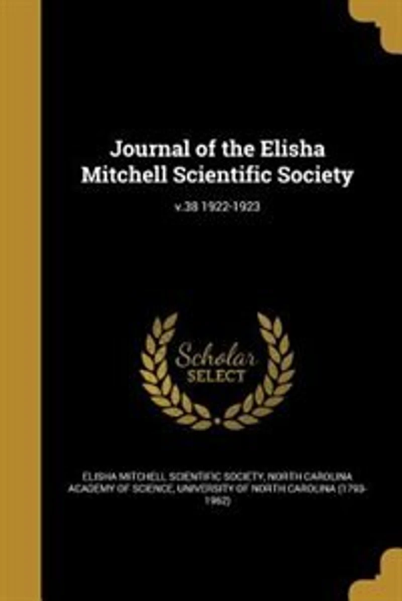 Journal of the Elisha Mitchell Scientific Society; v.38 1922-1923