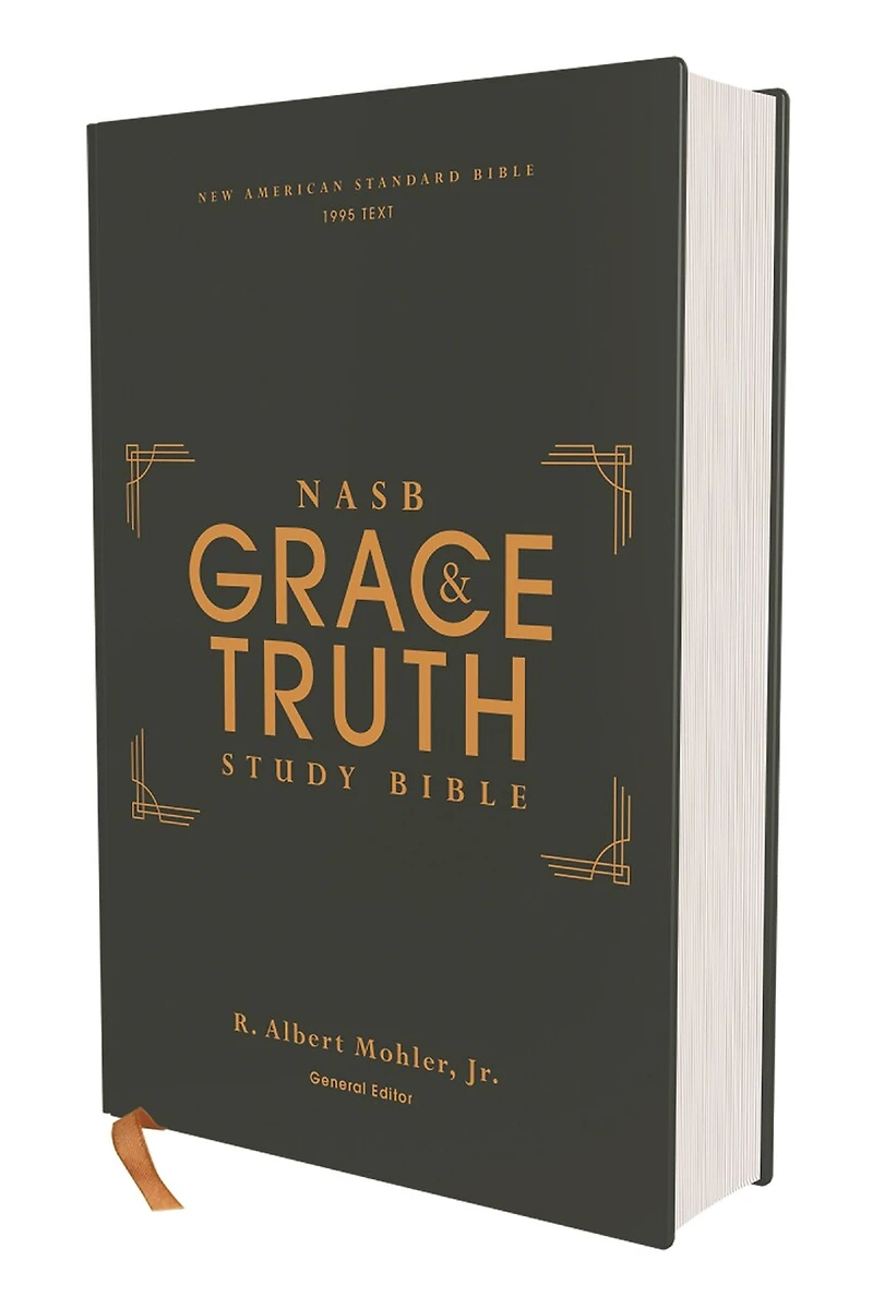 NASB, The Grace and Truth Study Bible (Trustworthy Practical Insights), Hardcover, Green, Red Letter, 1995 Text, Comfort Print