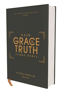 NASB, The Grace and Truth Study Bible (Trustworthy Practical Insights), Hardcover, Green, Red Letter, 1995 Text, Comfort Print