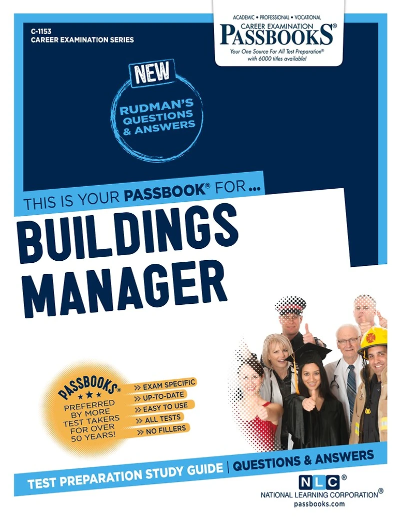 Buildings Manager (C-1153): Passbooks Study Guide