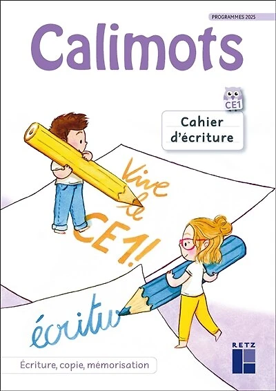 Calimots, CE1: cahier d'écriture