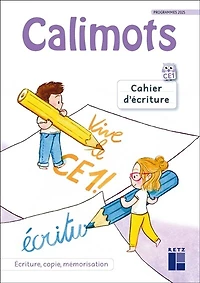 Calimots, CE1: cahier d'écriture