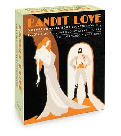 Bandit Love (Boxed Notecards): Romance Book jackets from the 1920's and 30's