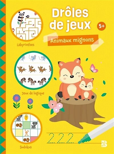 Animaux mignons: drôles de jeux 5+