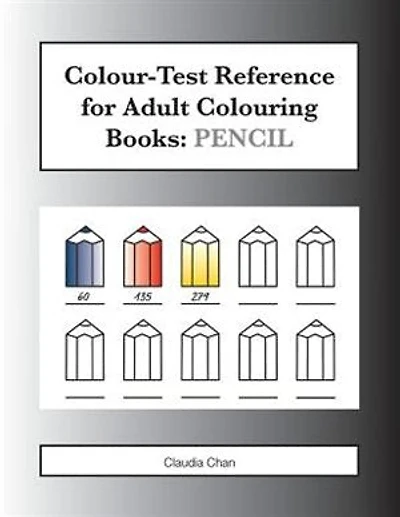 Colour-Test Reference for Adult Colouring Books: PENCIL