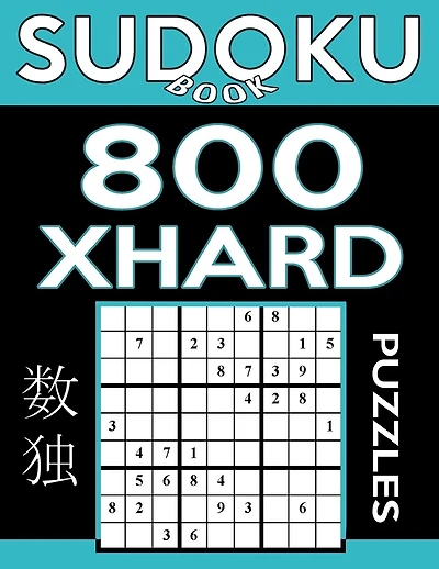 Sudoku Book Extra Hard Puzzles: Sudoku Puzzle Book With Only One Level of Difficulty