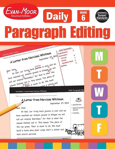 Daily Paragraph Editing Grade 6+ Te