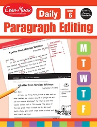 Daily Paragraph Editing Grade 6+ Te