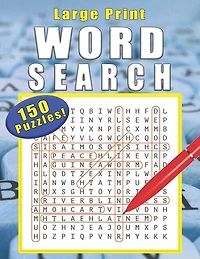 Wood Search Book: 150 puzzles with solutions, 8.5 x 11, soft cover, glossy finish