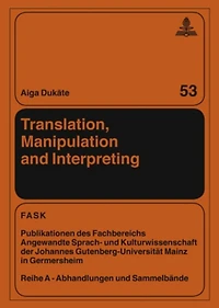 Translation, Manipulation and Interpreting