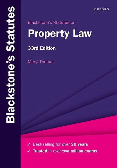 Blackstones Statutes on Property Law