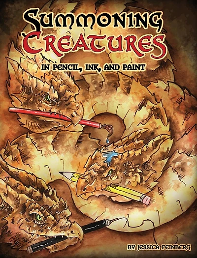 Summoning Creatures In Pencil, Ink, And Paint
