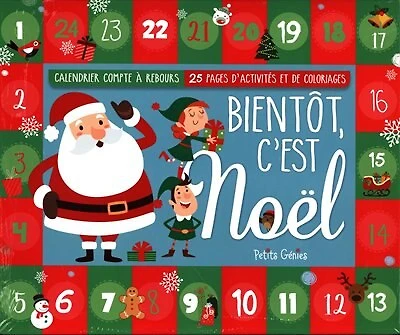 Bientôt, c'est Noël  Calendrier compte à rebours