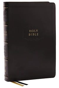 KJV Holy Bible with 73,000 Center-Column Cross References, Black Leathersoft, Red Letter, Comfort Print: King James Version