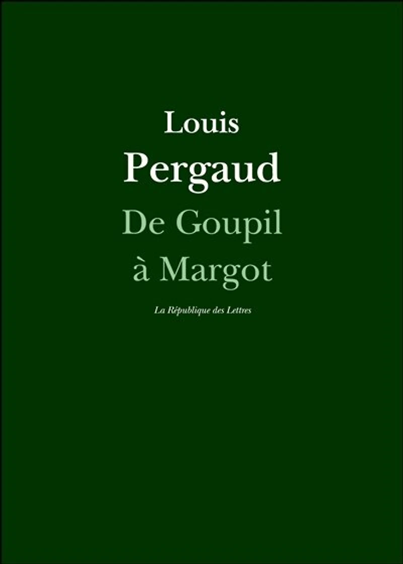 de Goupil à Margot; histoires betes