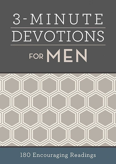 3-Minute Devotions for Men Large Print: 180 Challenging Readings