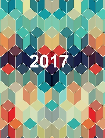 2017 Growth Planner: Cubes Cover