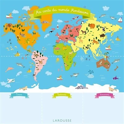 Ma carte d'Europe Montessori