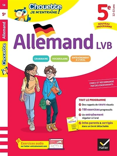 Allemand LVB, 5e: nouveau programme