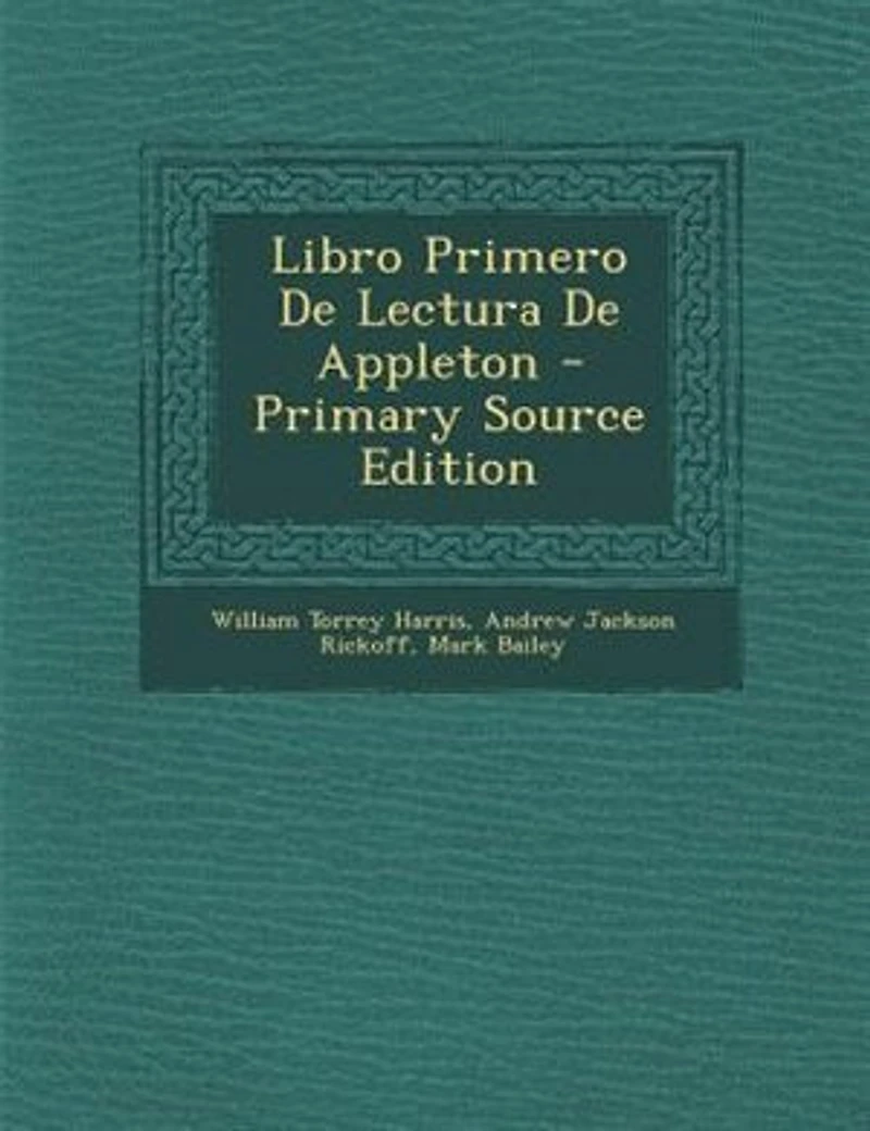 Libro Primero De Lectura Appleton