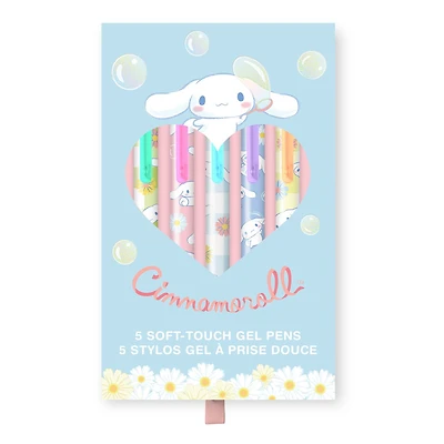 Sanrio Sweet Daisies Cinnamoroll Soft-Touch Gel Pen Set