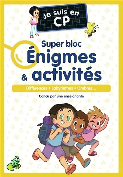 Je suis en CP: super bloc énigmes & activités