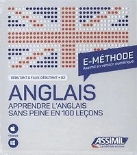 Anglais SANS PEINE  E-méthode - Débutant & Faux-débutant ASSIMIL