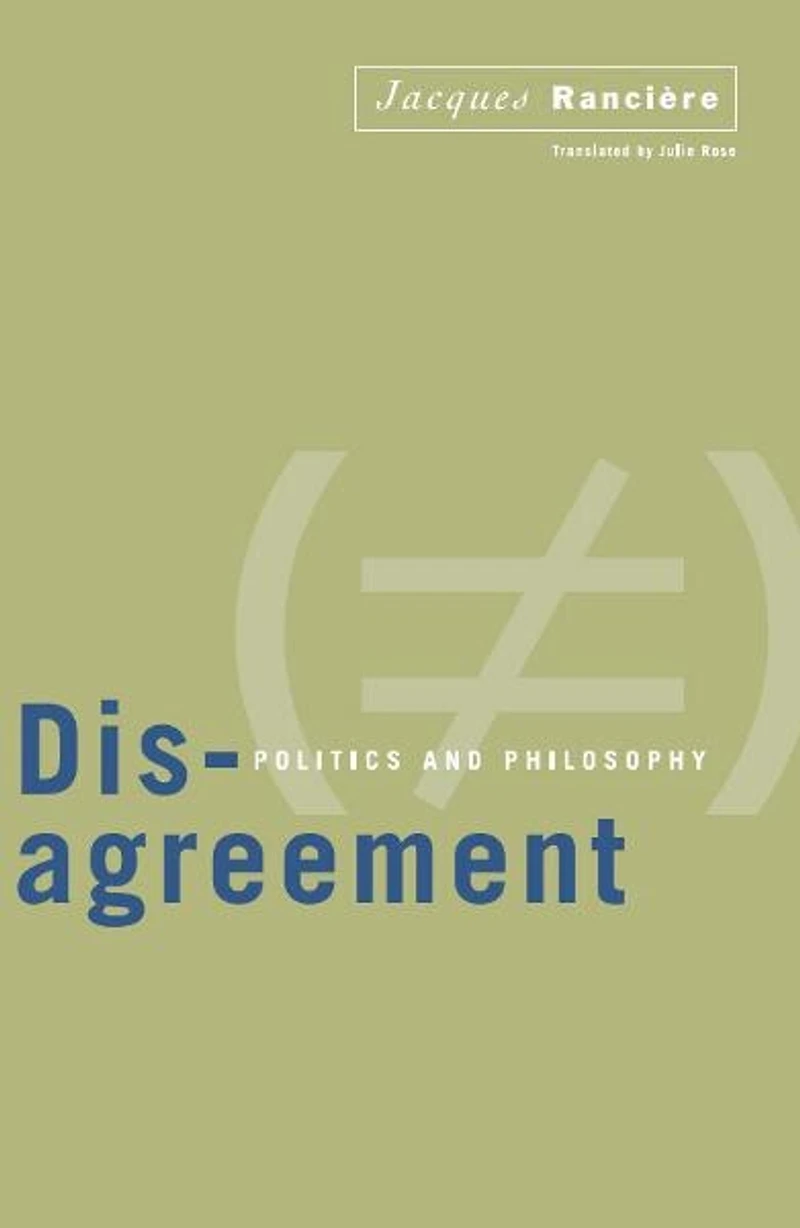Disagreement: Politics And Philosophy