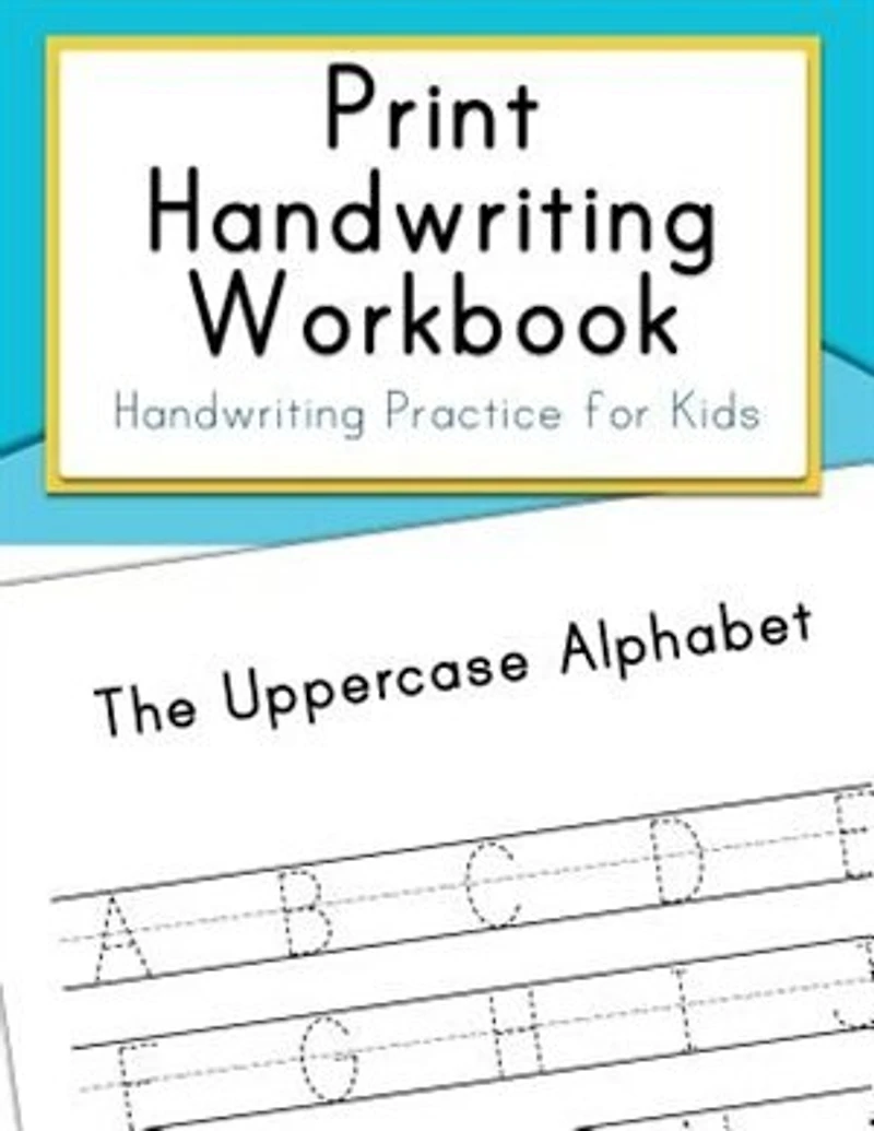Print Handwriting Workbook: Handwriting Practice for Kids