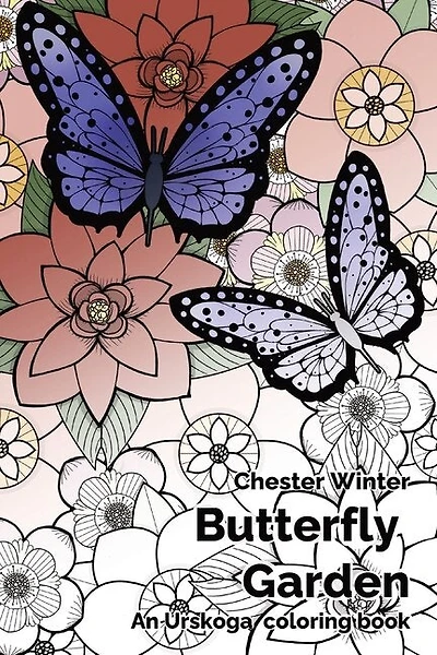 Butterfly Garden: An Urskoga coloring book