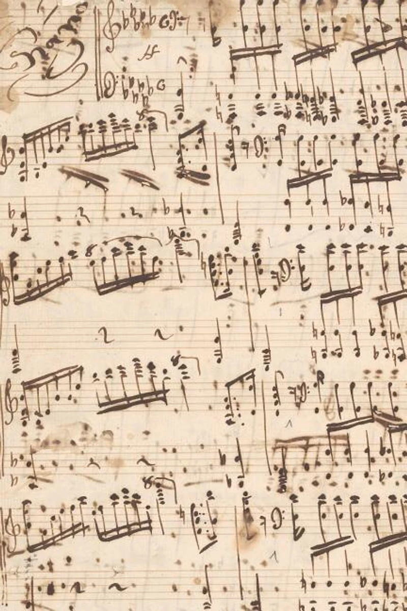 "el Sitio De Saragoza" Notated Piano Music Composed By Louis Moreau Gottschalk - A Poetose Notebook / Journal / Diary (100 Pages/50 Sheets)